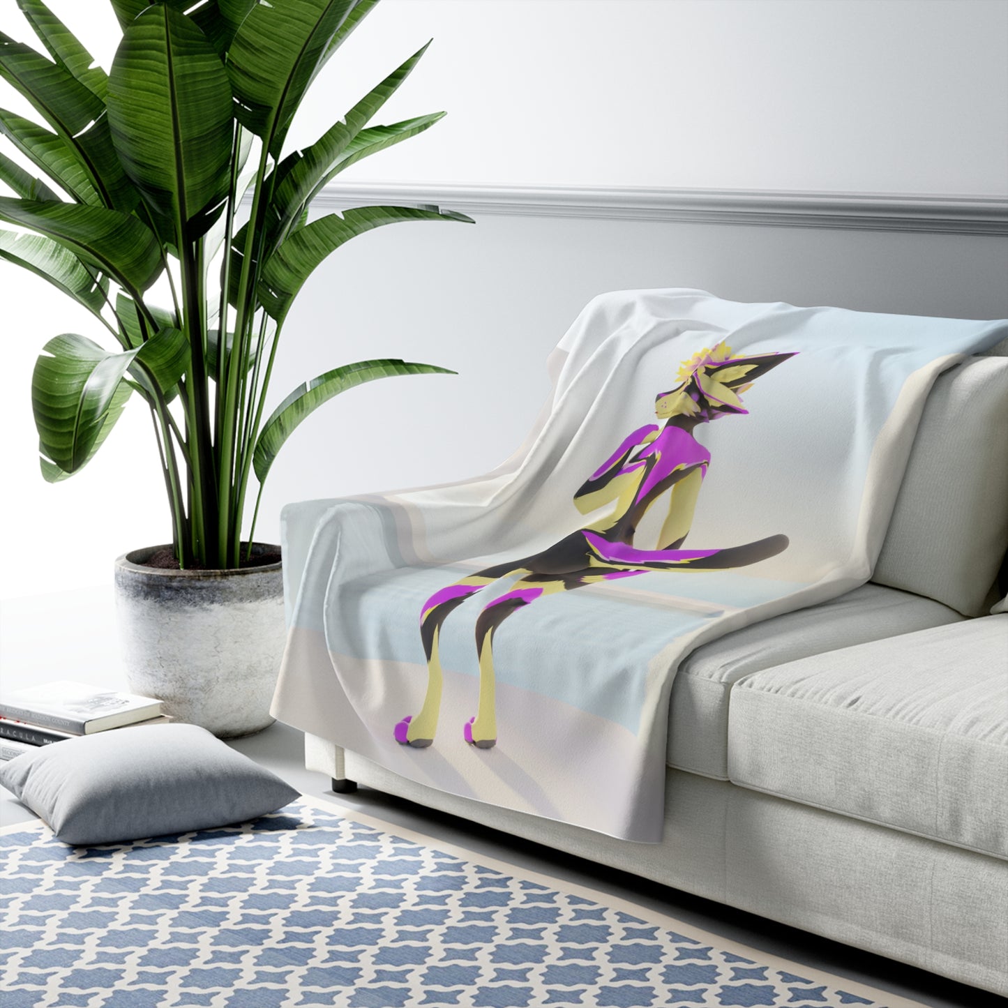 Cozy Deuzear Fleece Blanket