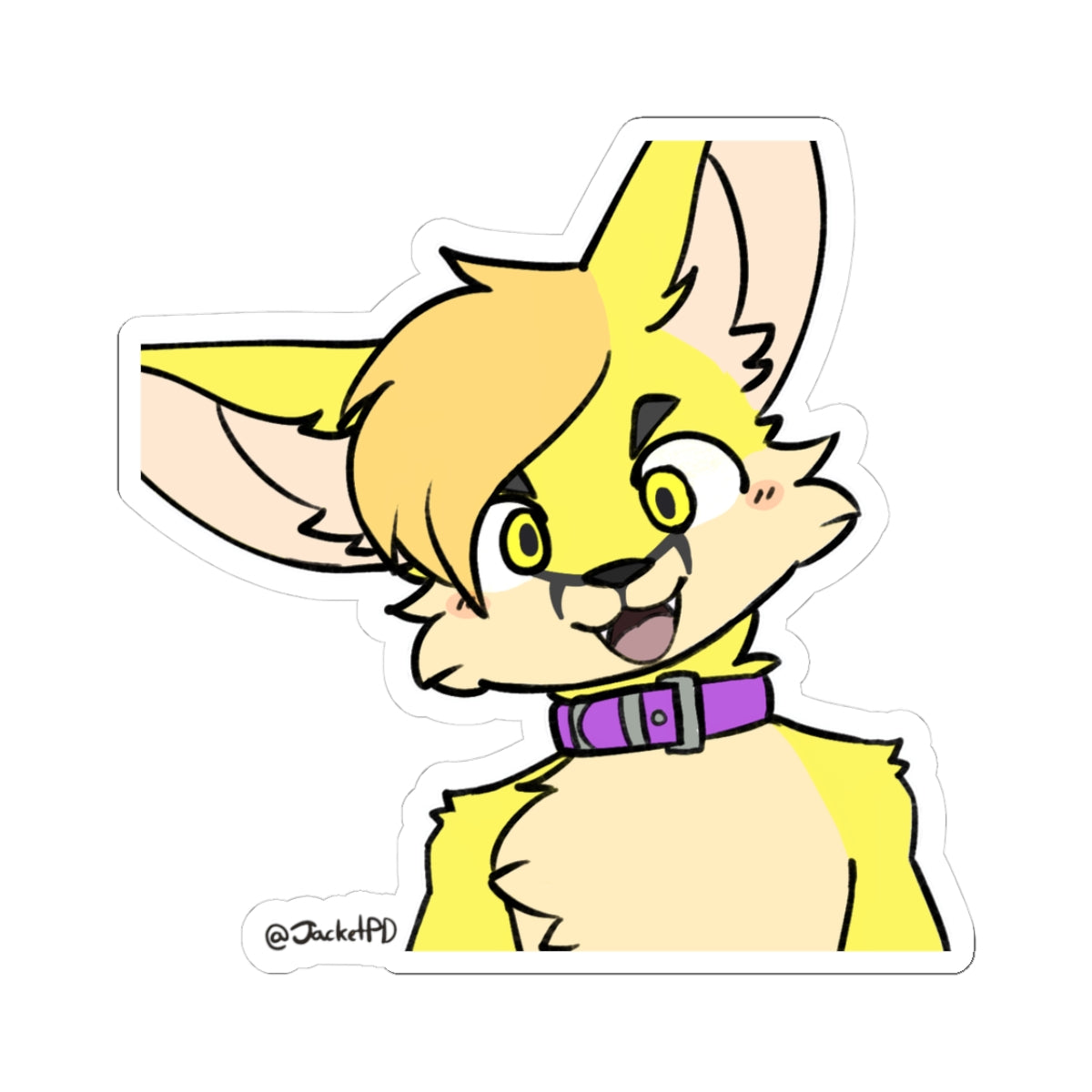 Kimmi Rexouium Sticker (Non-Transparent) | Art By JackalPD